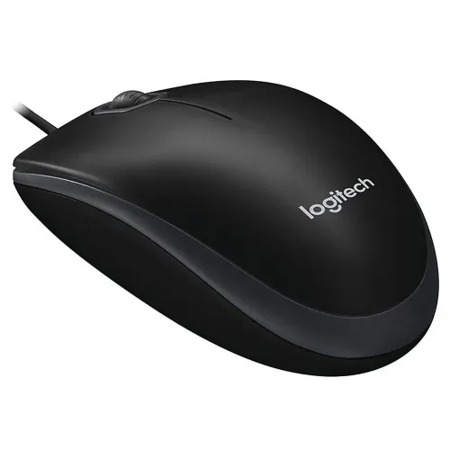 Chuột có dây Logitech B100, dây dài 1,8m