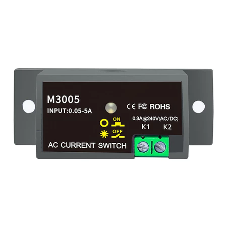 Công tắc cảm biến dòng điện M3005, dãi dòng phát hiện 0.05 - 5A, công suất 0.3A - 240V AC/DC