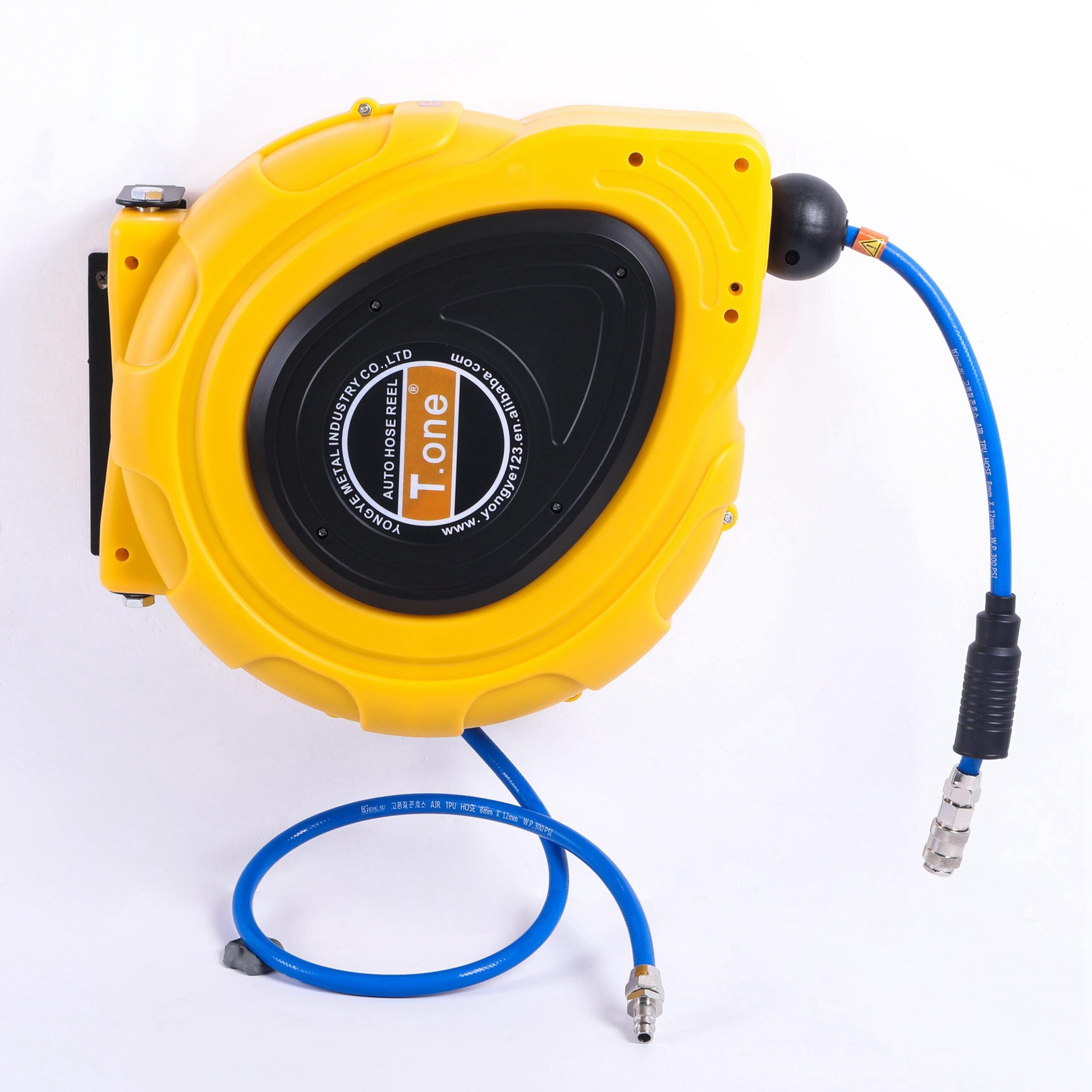 Cuộn ống hơi tự rút Hose Reel T.one TY-3A 20m 8x12mm 12 bar