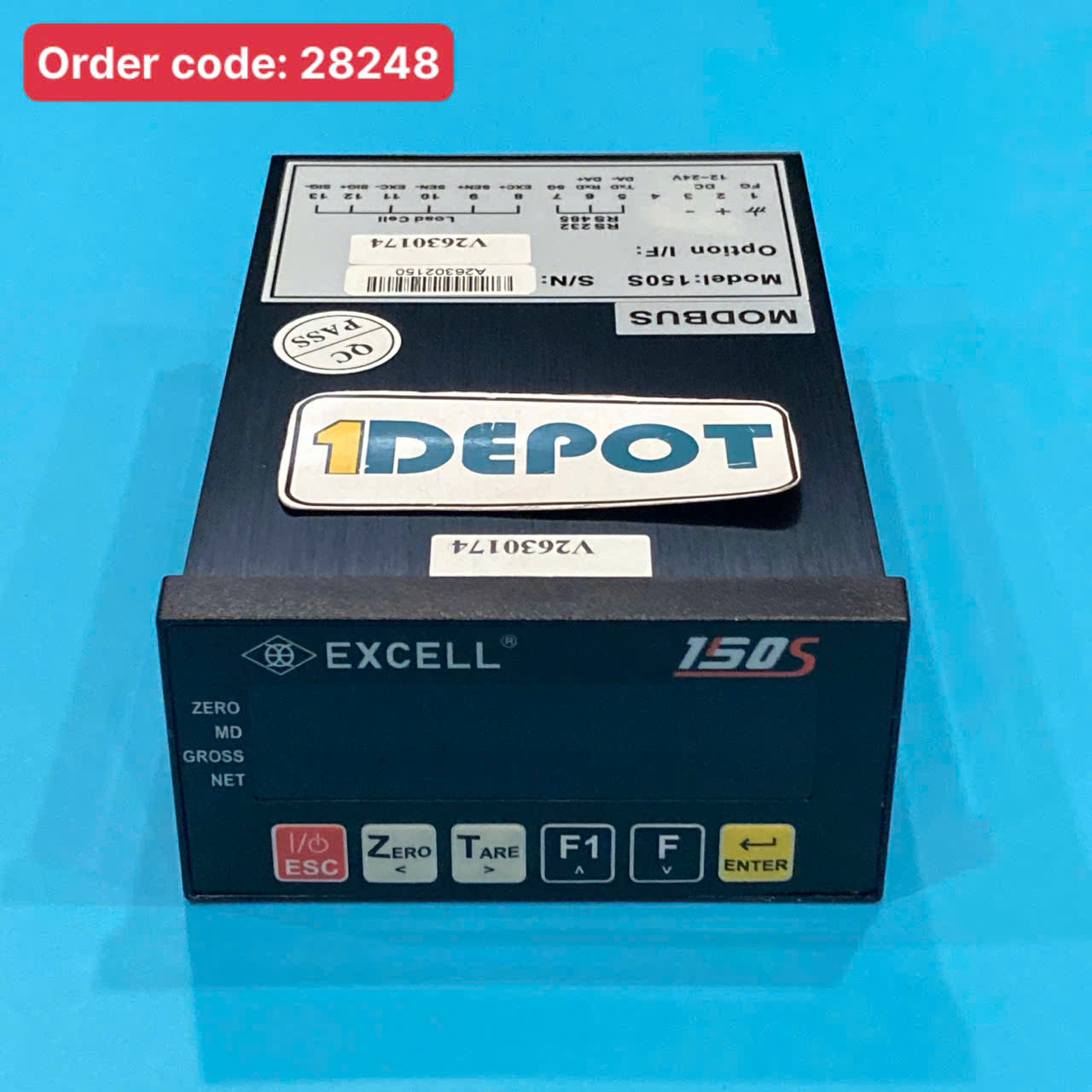 Đầu cân EXCELL 150S, nguồn cấp  DC12V ~ DC24V