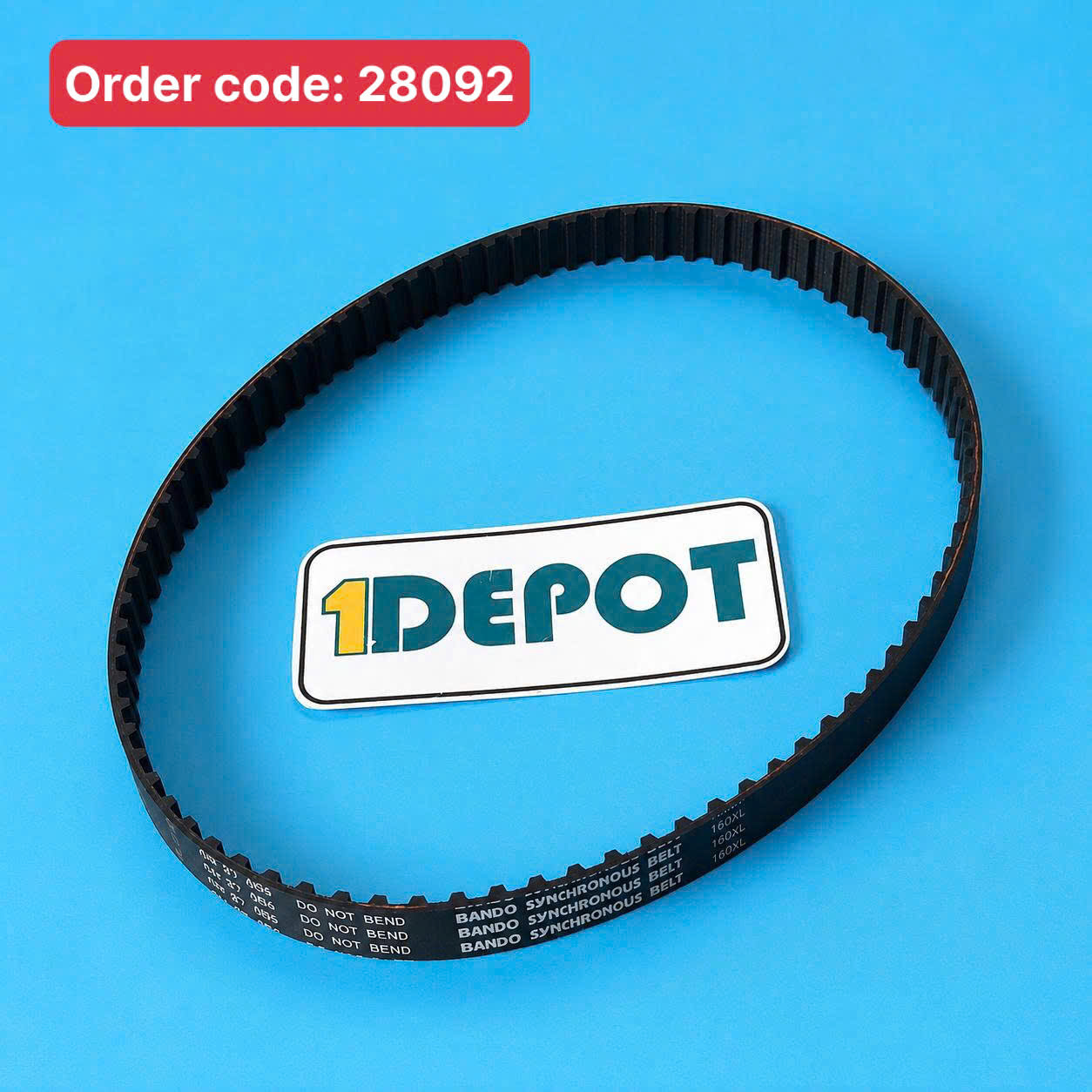 Dây curoa Bando 160XL, bước răng 5.08mm,  rộng 10mm