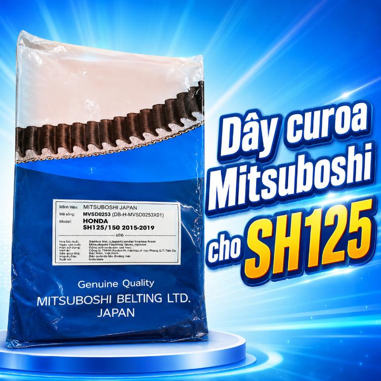 Dây curoa Mitsuboshi cho SH125, SH150 2013-2019 MVSB0033