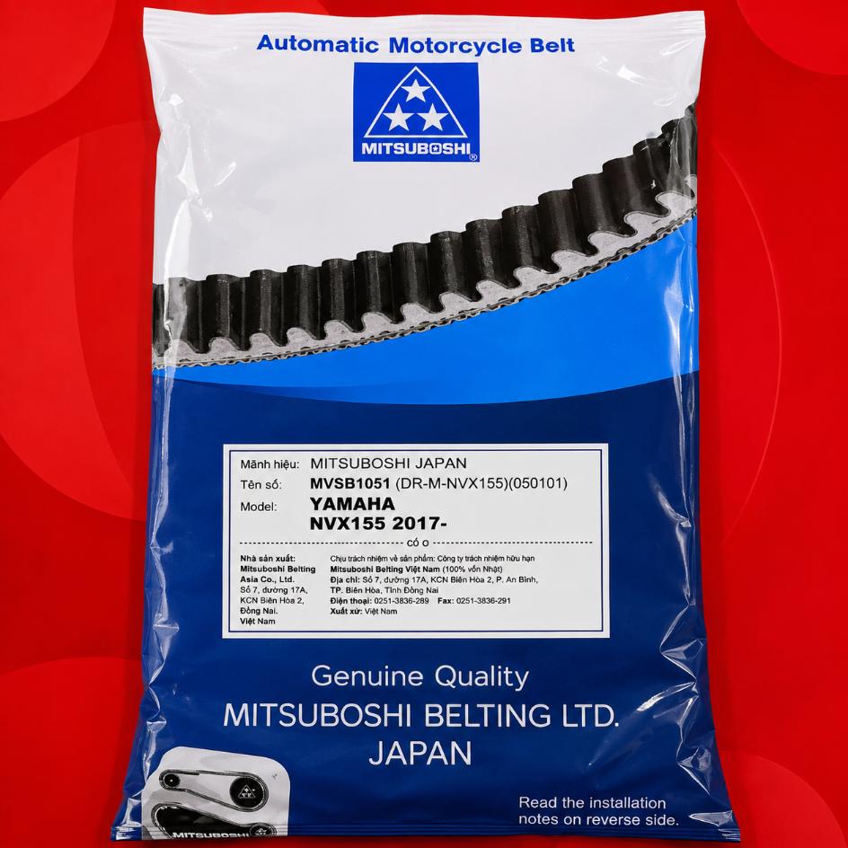 Dây curoa Mitsuboshi cho Yamaha NVX 155 MVSB1051