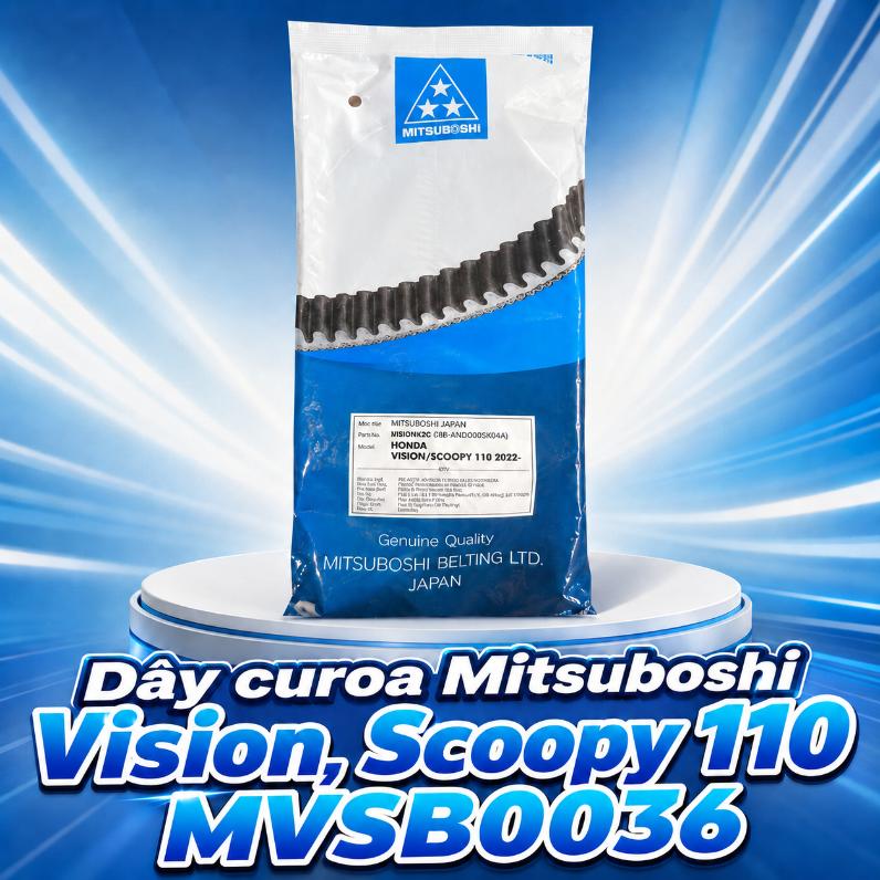 Dây curoa Mitsuboshi Vision, Scoopy 110 MVSB0036