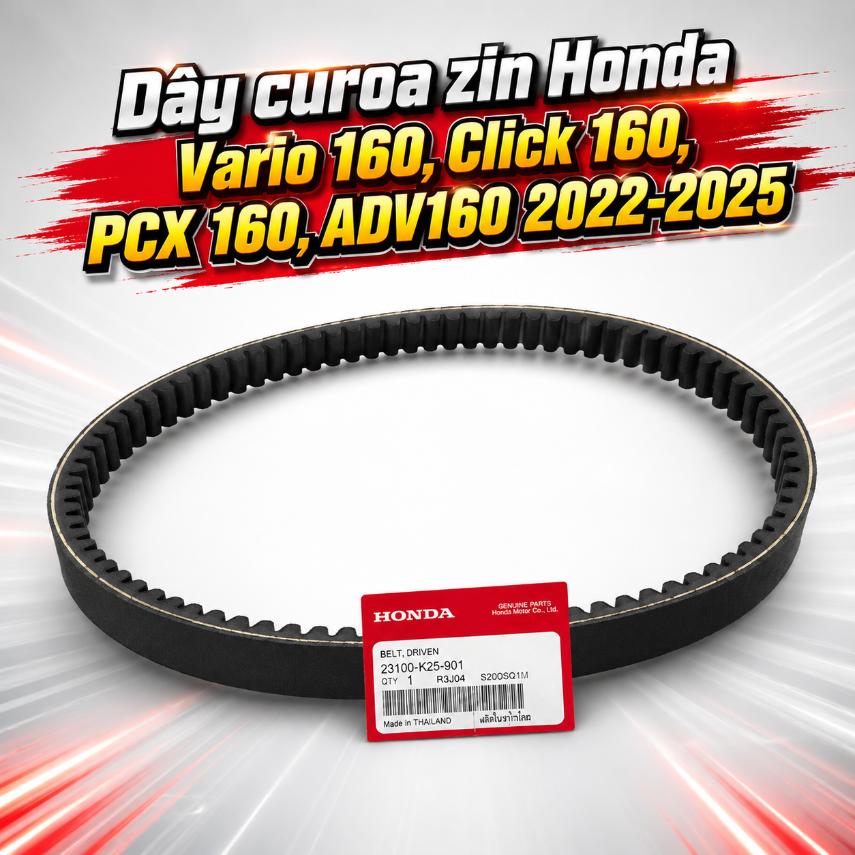 Dây curoa zin Honda Vario 160, Click 160, PCX 160, ADV160 2022-2025