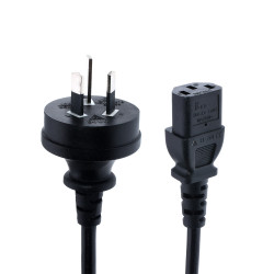 Dây nguồn máy tính 3 chấu chuẩn UK 10A, chiều dài 1.8m