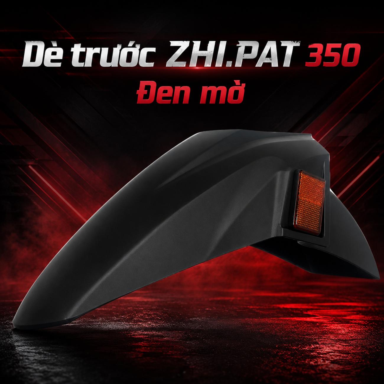 Dè trước ZHI.PAT 350 màu đen mờ