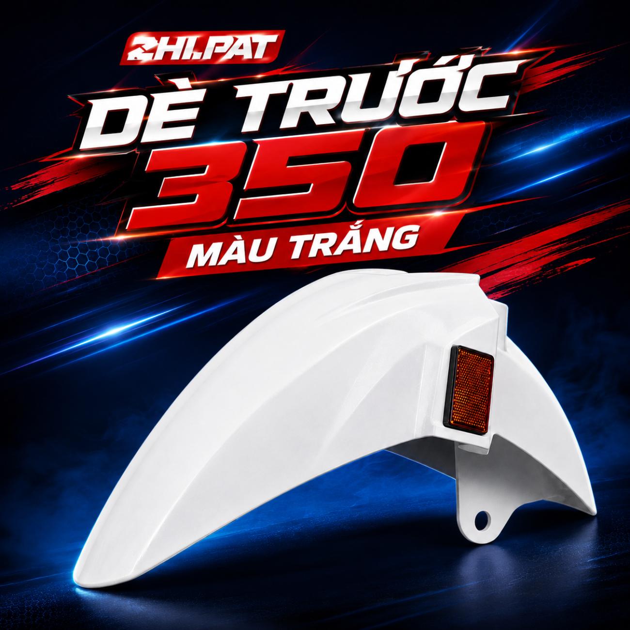 Dè trước ZHI.PAT 350 màu trắng