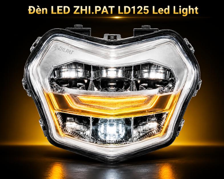 Đèn LED ZHI.PAT LD125 Led Light - màu bạc