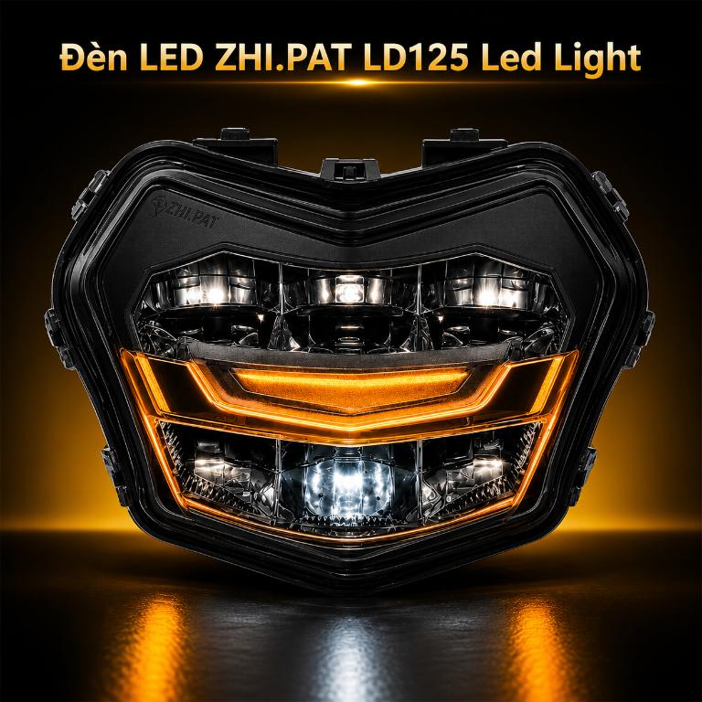 Đèn LED ZHI.PAT LD125 Led Light - màu đen