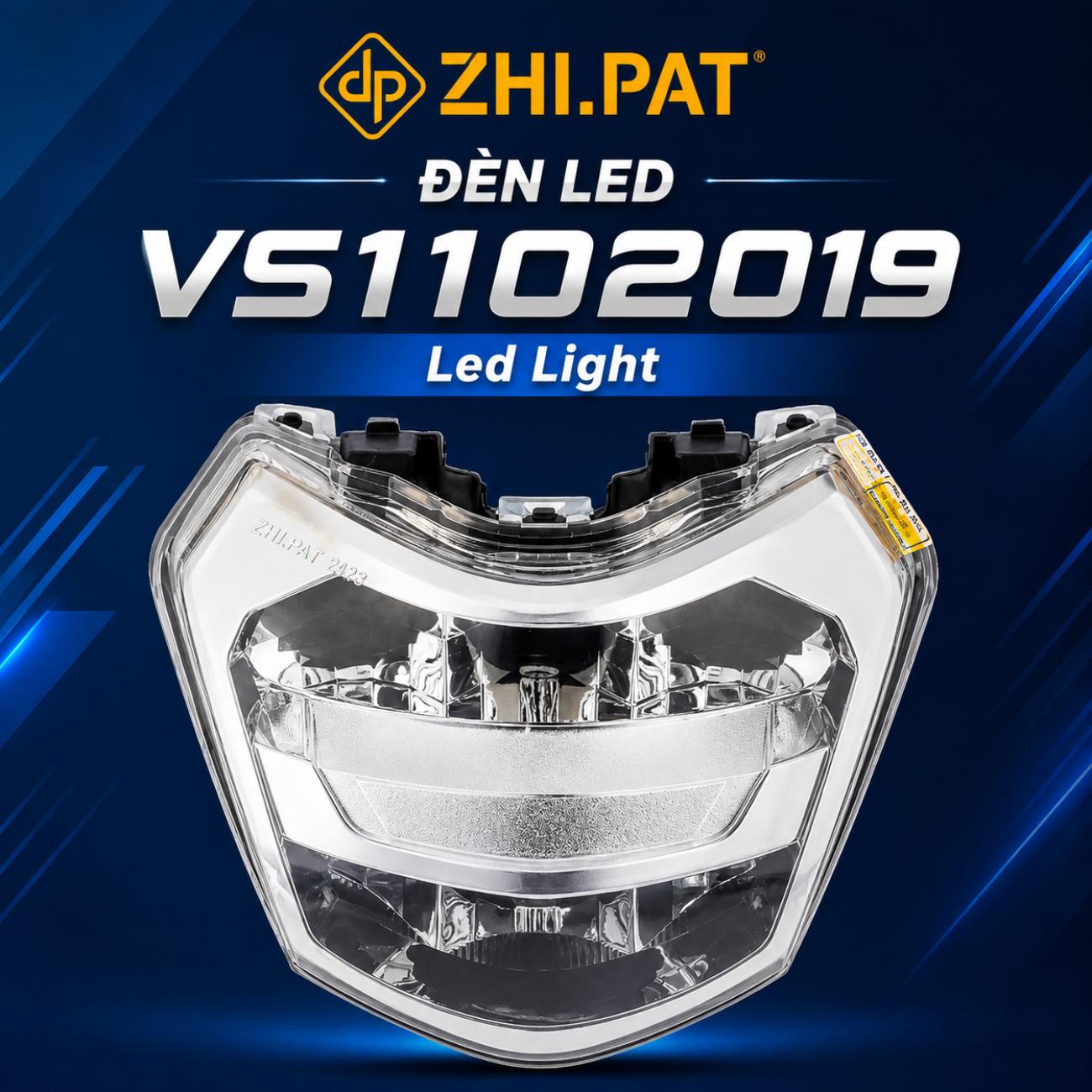 Đèn LED ZHI.PAT VS110 2019 Led Light màu bạc
