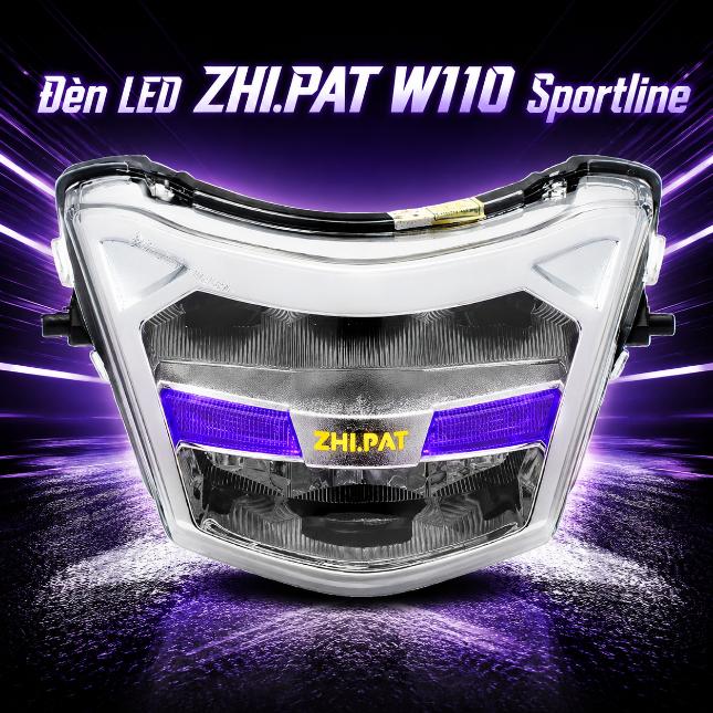 Đèn LED ZHI.PAT W110 Sportline - màu bạc tím