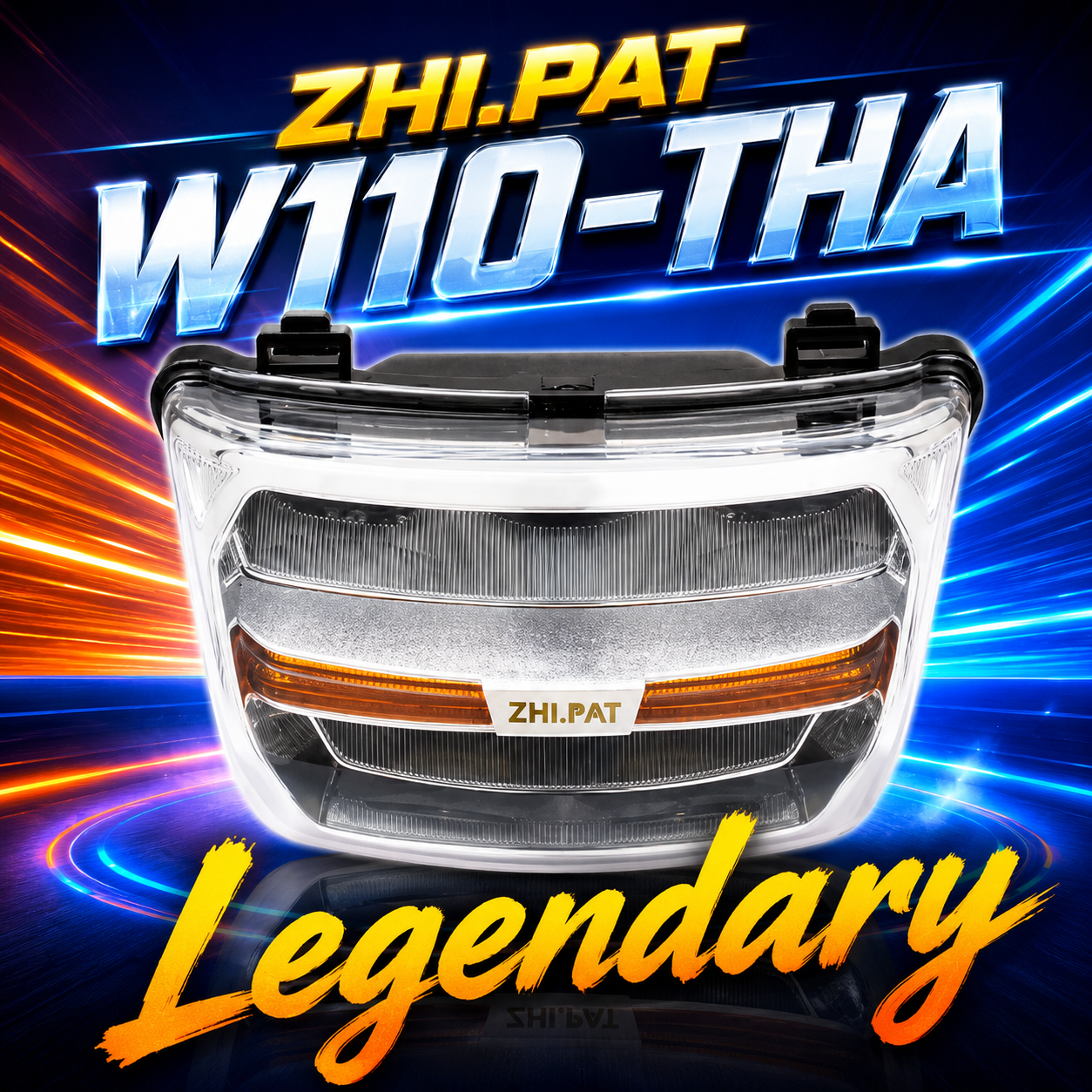 Đèn LED ZHI.PAT W110-THA Legendary - màu bạc cam