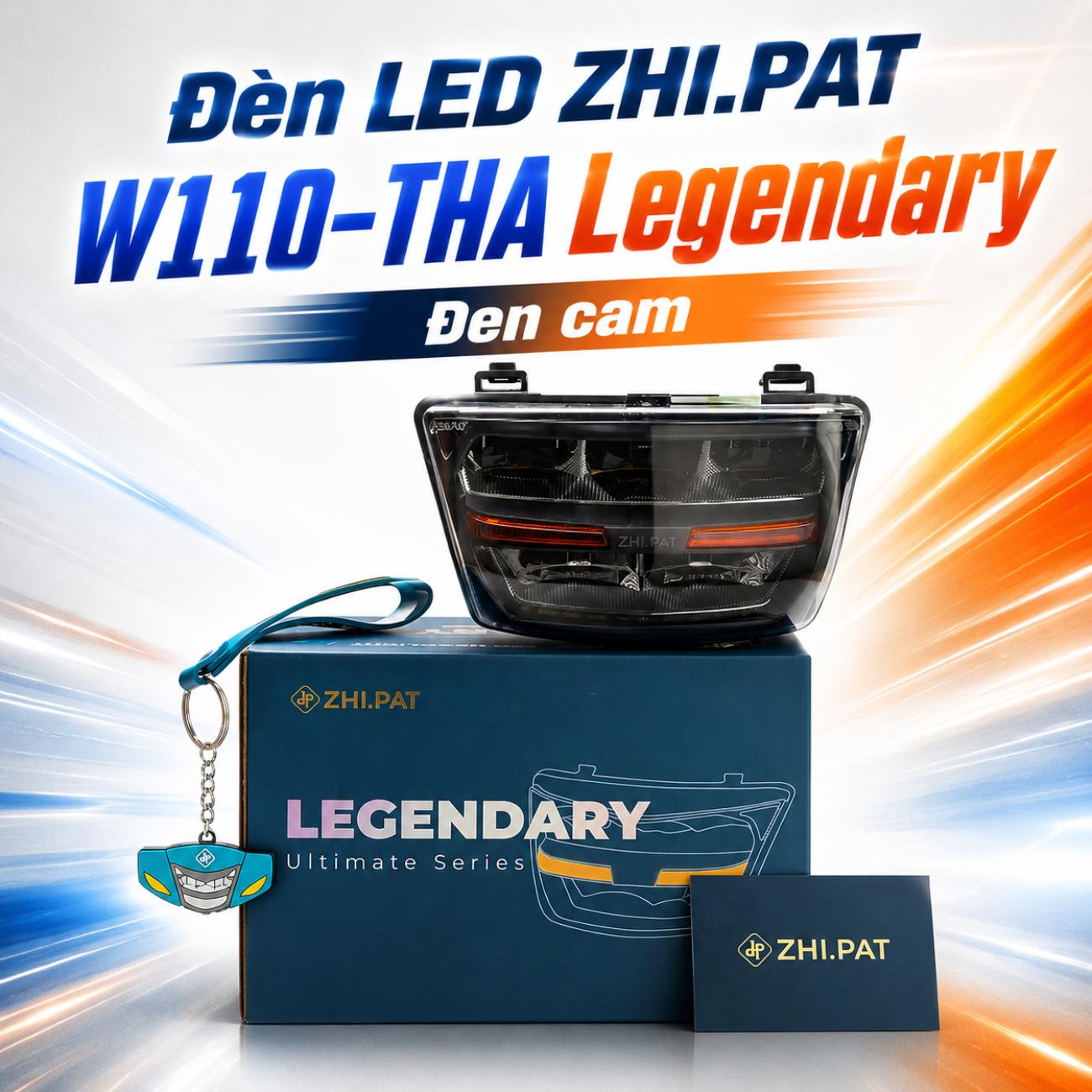 Đèn LED ZHI.PAT W110-THA Legendary màu đen cam
