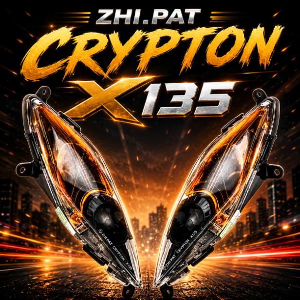Đèn xi-nhan ZHI.PAT Crypton X135 - màu đen cam