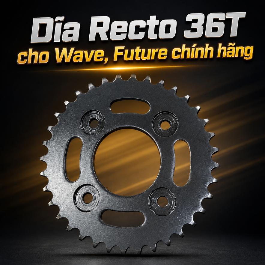 Dĩa Recto 36T cho Wave, Future chính hãng 070745