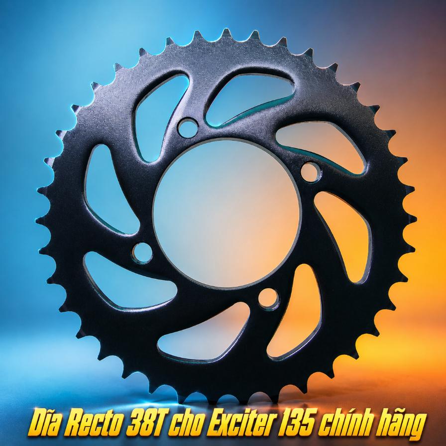 Dĩa Recto 38T cho Exciter 135 chính hãng  070303