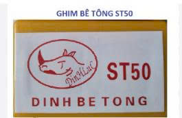Đinh bê tông ST50 tê giác 50mm, 722 cây đinh/hộp