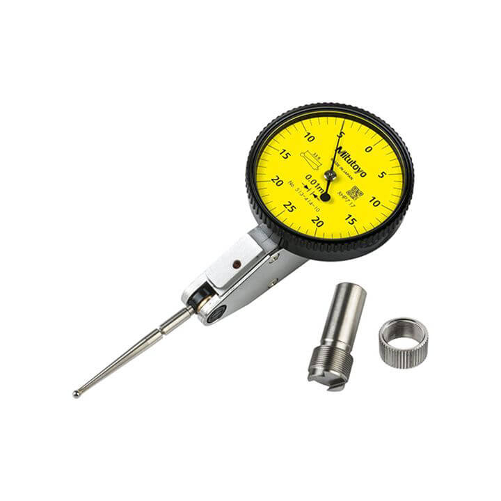 Đồng hồ so chân gập Mitutoyo 513-424-10T, 0-0.5mm/0.01mm Full set