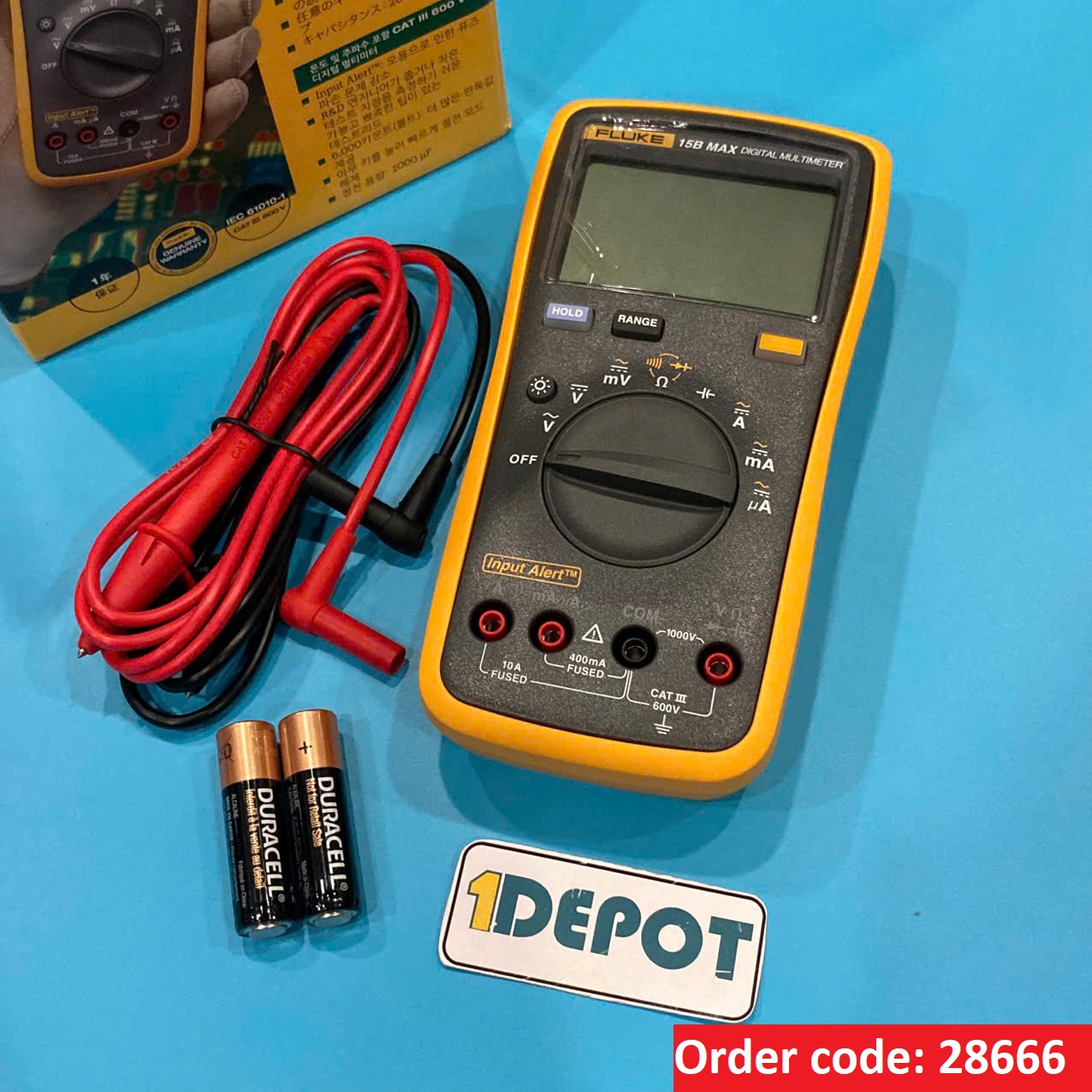 Đồng hồ vạn năng điện tử FLUKE 15B+
