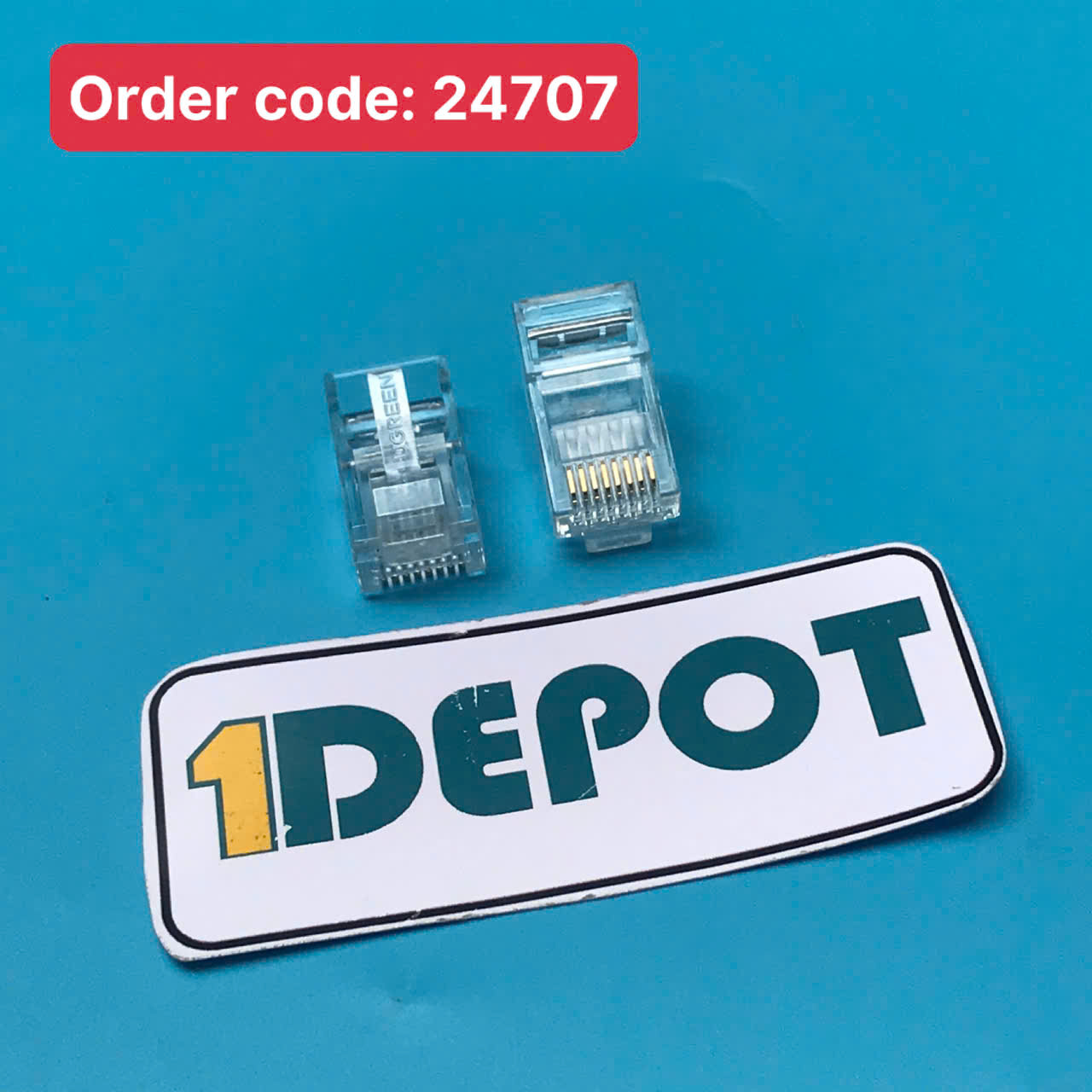 Hạt mạng RJ45 Cat6/Cat6e Ugreen 60558 100c /gói