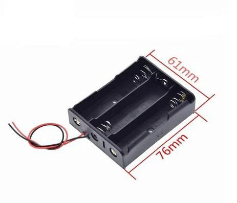 Hộp đế pin 18650 3 pin nối tiếp