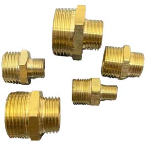Kép thu 2 đầu ren ngoài 21-13mm, chất liệu đồng