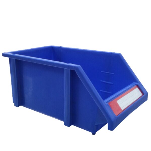 Khay nhựa đựng linh kiện DT2 kèm 4 chân chống, kích thước 250 x 150 x 110mm, xanh dương
