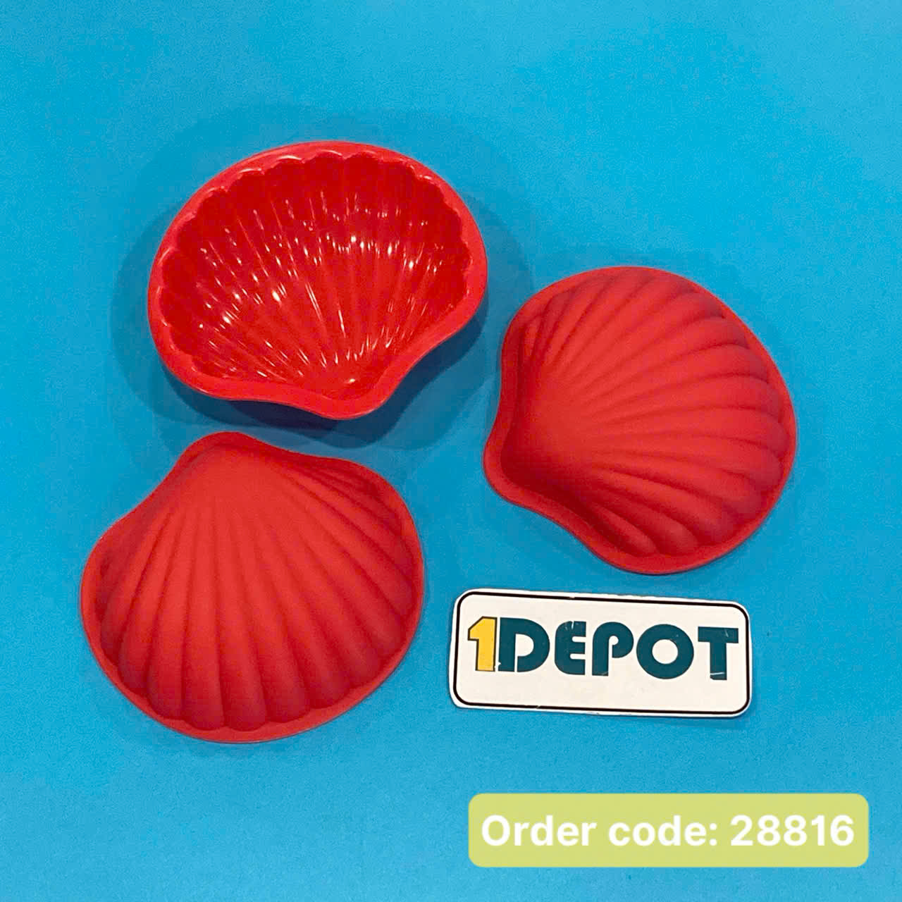 Khuôn sò silicon, kích thước ngang 8 x cao 7,4cm, màu ngẫu nhiên