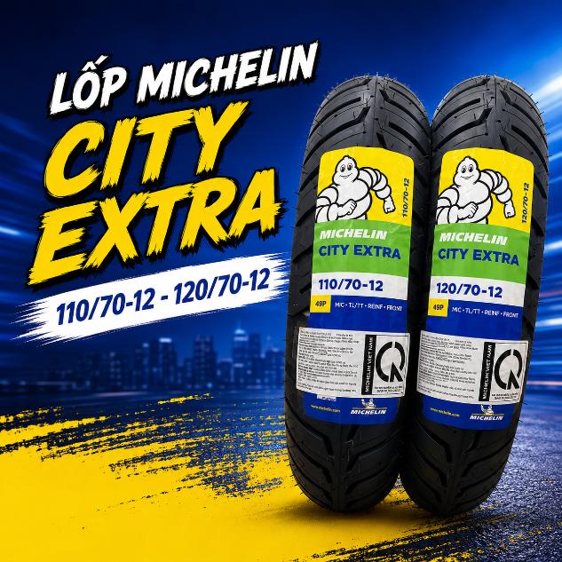 Lốp Michelin City Extra 110/70-12 - 120/70-12