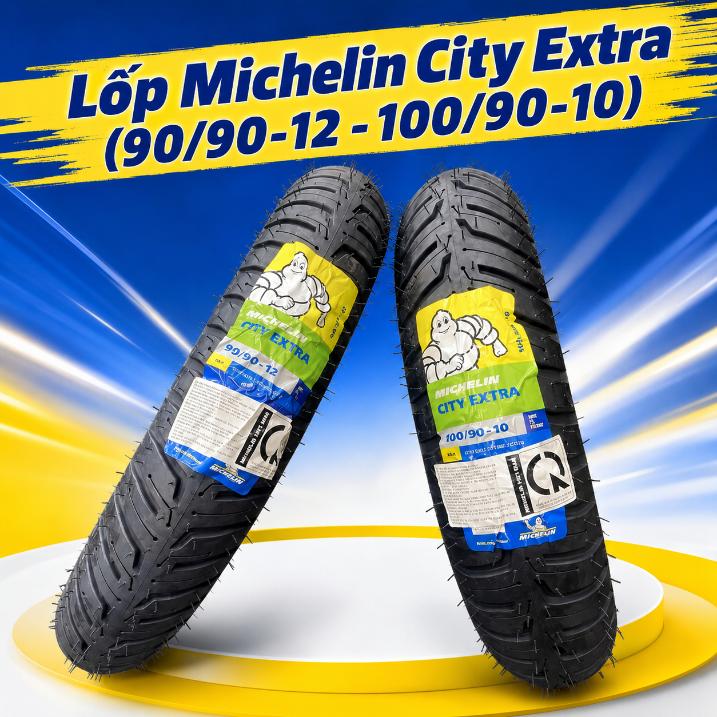 Lốp Michelin City Extra 90/90-12 - 100/90-10