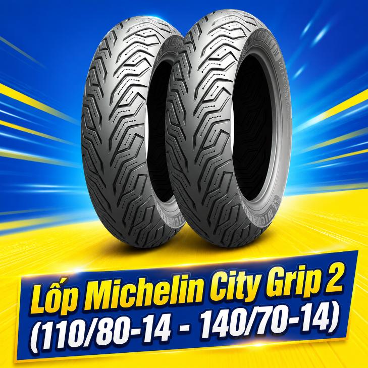 Lốp Michelin City Grip 2 110/80-14 - 140/70-14