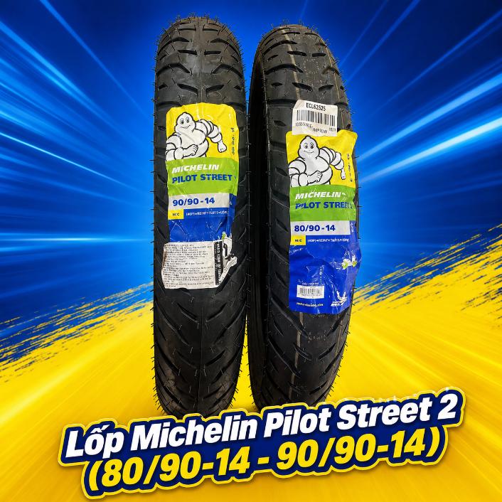Lốp Michelin Pilot Street 2 80/90-14 - 90/90-14