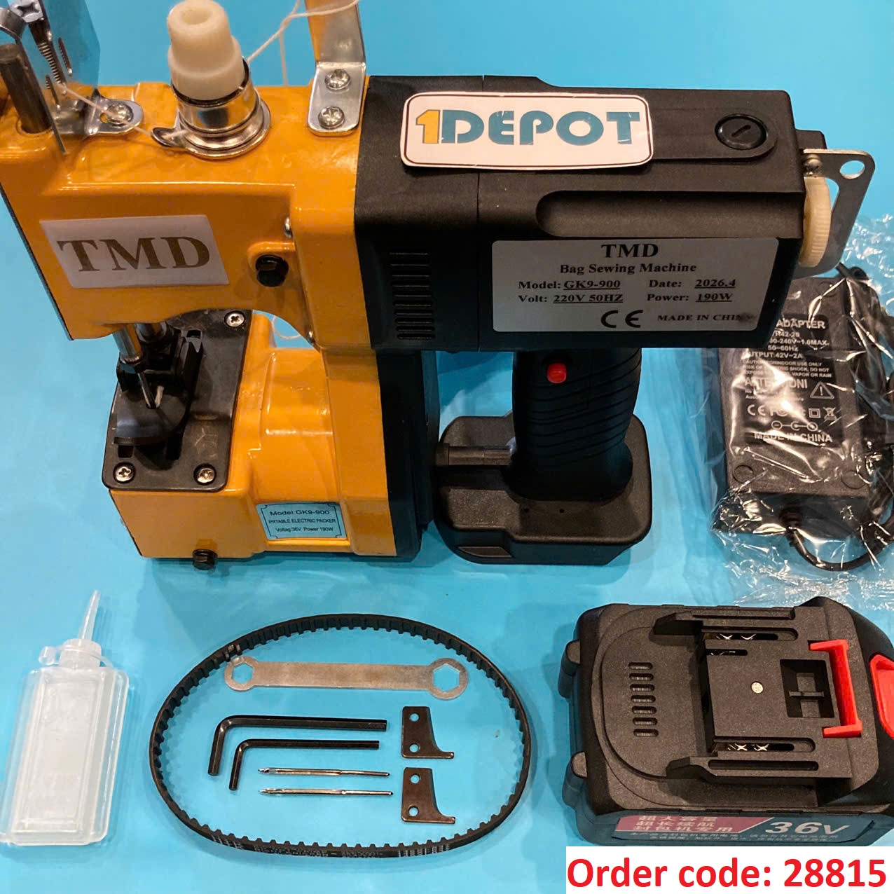 Máy may bao chạy pin TMD GK9-900