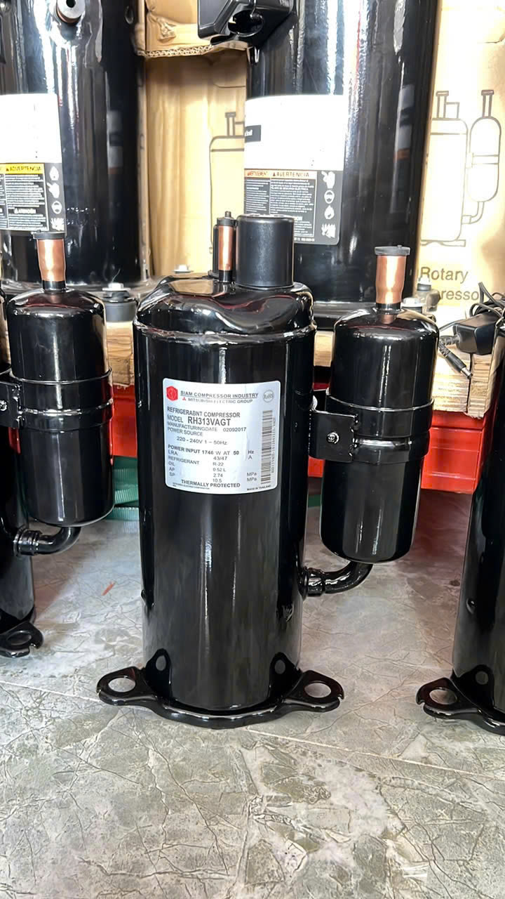 Máy nén khí Mitsubishi RH313VADT 2HP (China, loại 2)