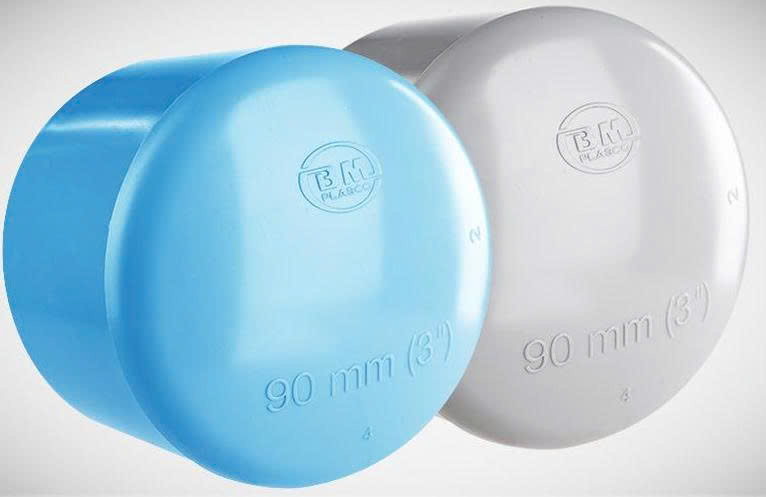 Nắp khóa, bịt đầu ống 114 D nhựa cứng PVC-U Nhựa Bình Minh