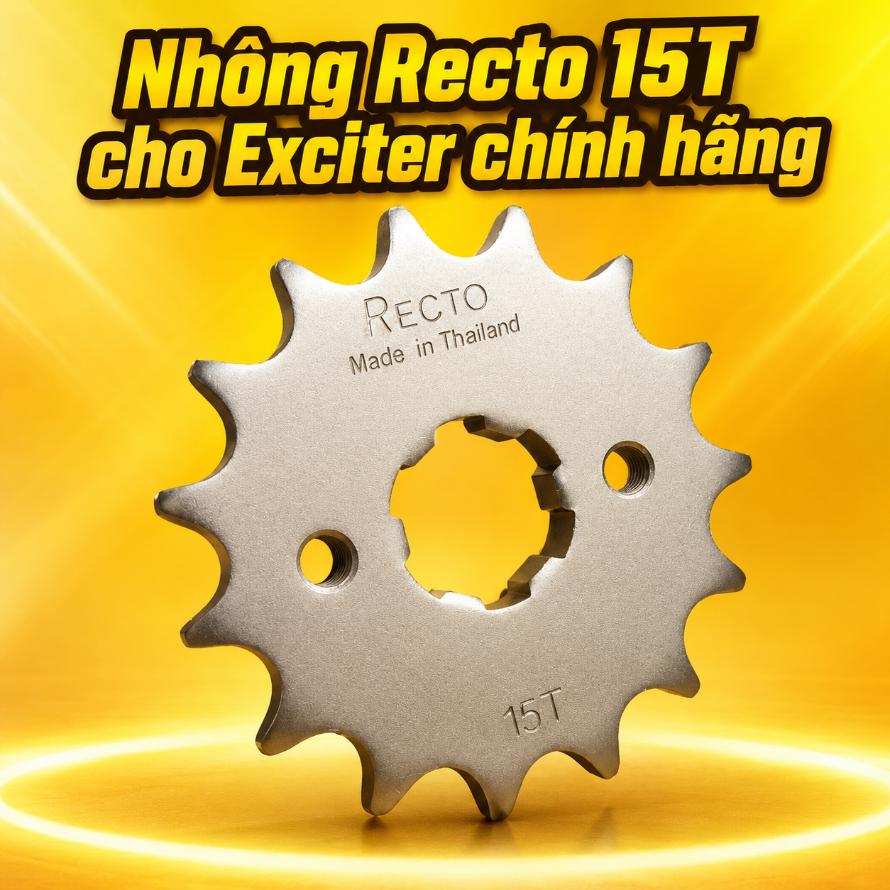 Nhông Recto 15T cho Exciter chính hãng 070847