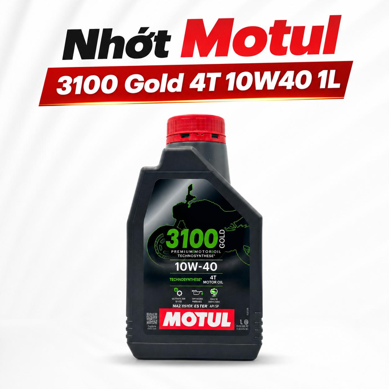 Nhớt Motul 3100 Gold 4T 10W40 1L