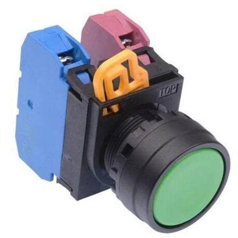 Nút nhấn nhả IDEC YW1B-M1E11G 1NO+1NC 22mm (Xanh lá)