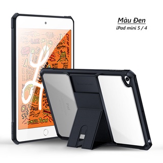 Ốp lưng dùng cho iPad Mini 5/4 XUNDD, màn hình 7.9 inch, có giá đỡ, màu đen
