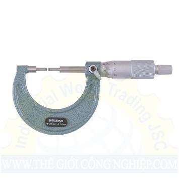 Panme đo ngoài cơ khí đầu nhỏ Mitutoyo 111-115, 0-25mm/ 0.001mm Kiểu A
