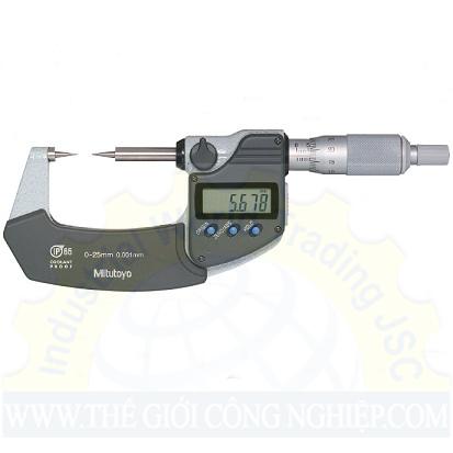 Panme đo ngoài điện tử đầu nhọn Mitutoyo 342-262-30, 25-50mm/ 0.001mm (loại 30°)