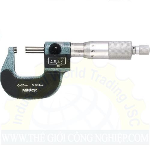 Panme đo ngoài hiển thị số Mitutoyo 193-101, 0-25mm/0.01mm