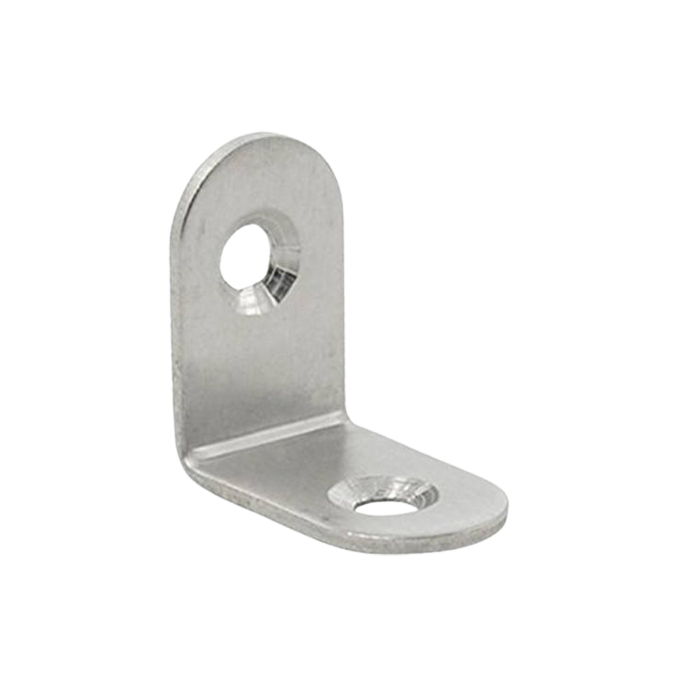 Pát góc L 2 lỗ chất liệu sắt xi , kích thước 15x15mm, dày 1mm, lỗ 5mm