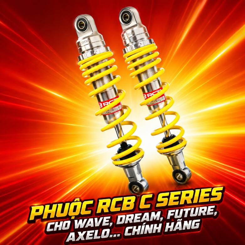 Phuộc RCB C Series cho Wave, Dream, Future, Axelo… chính hãng 080051