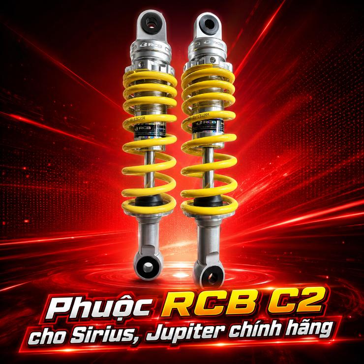 Phuộc RCB C2 cho Sirius, Jupiter chính hãng