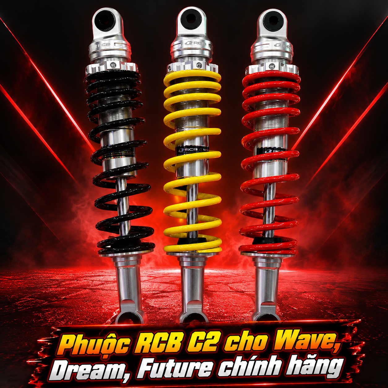 Phuộc RCB C2 cho Wave, Dream, Future chính hãng 071062