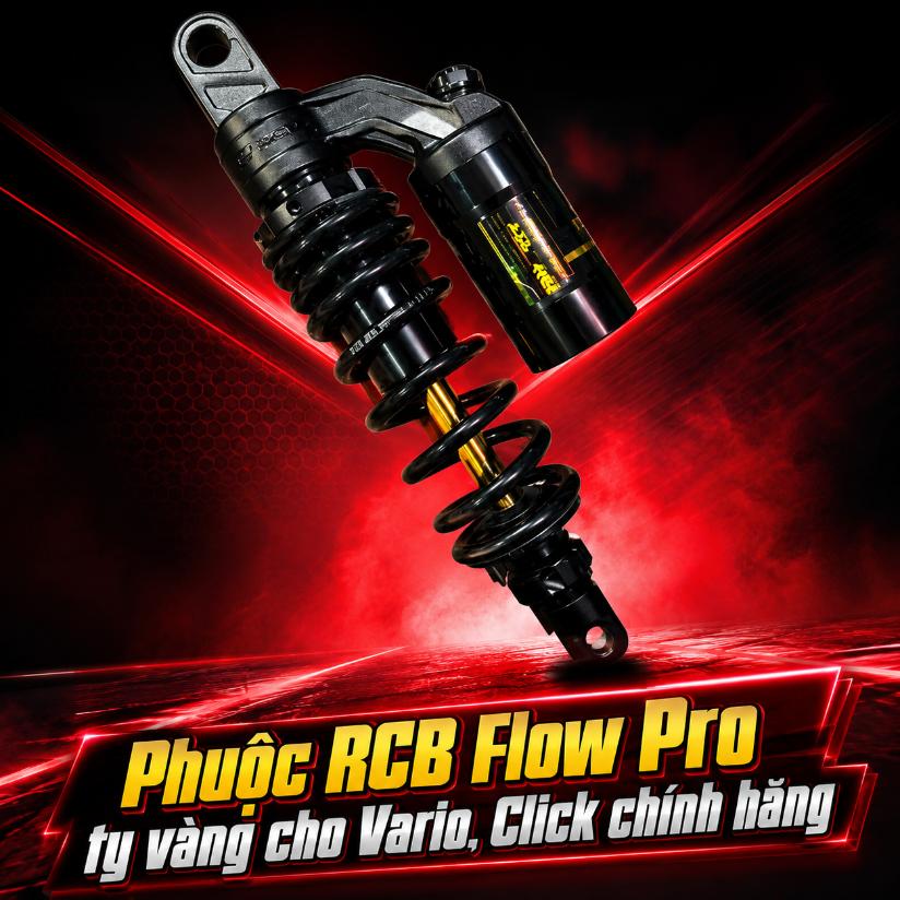 Phuộc RCB Flow Pro ty vàng cho Vario, Click chính hãng 071032