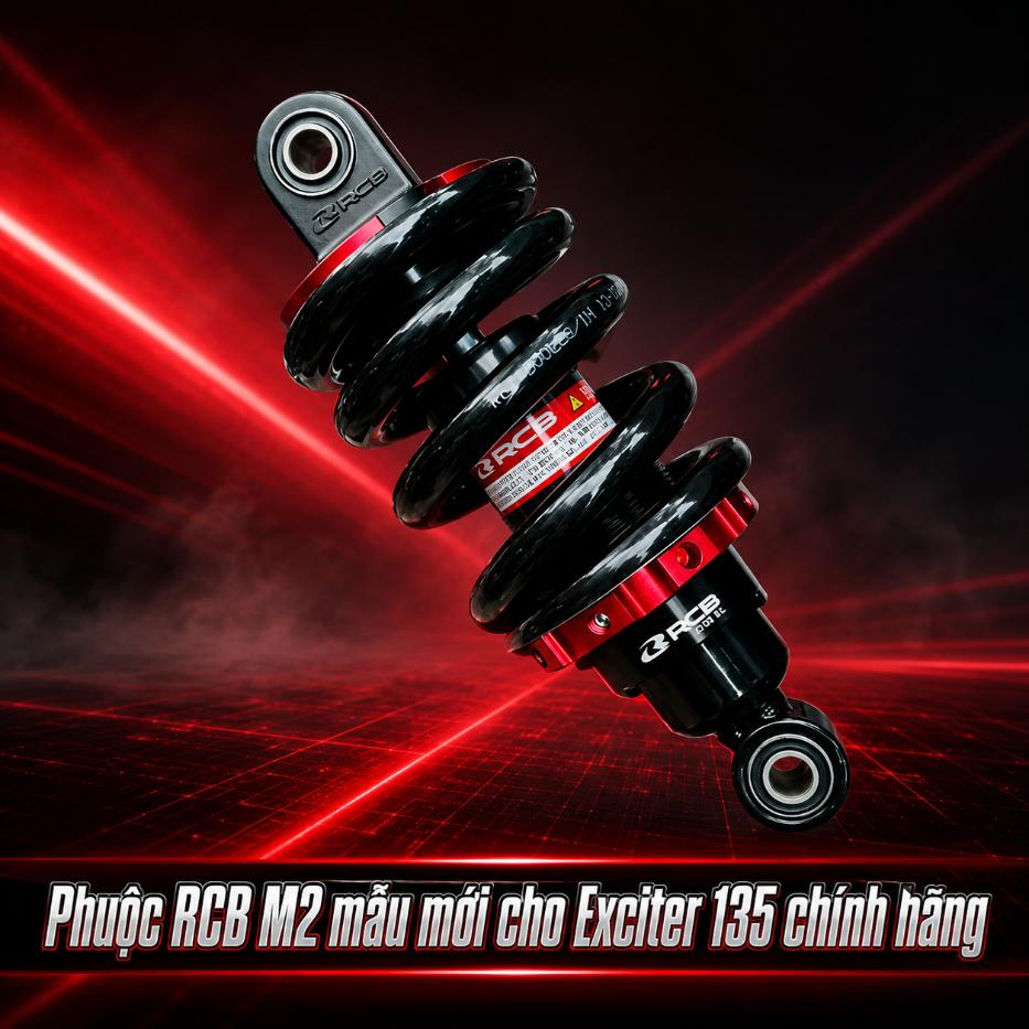 Phuộc RCB M2 mẫu mới cho Exciter 135 chính hãng 071020