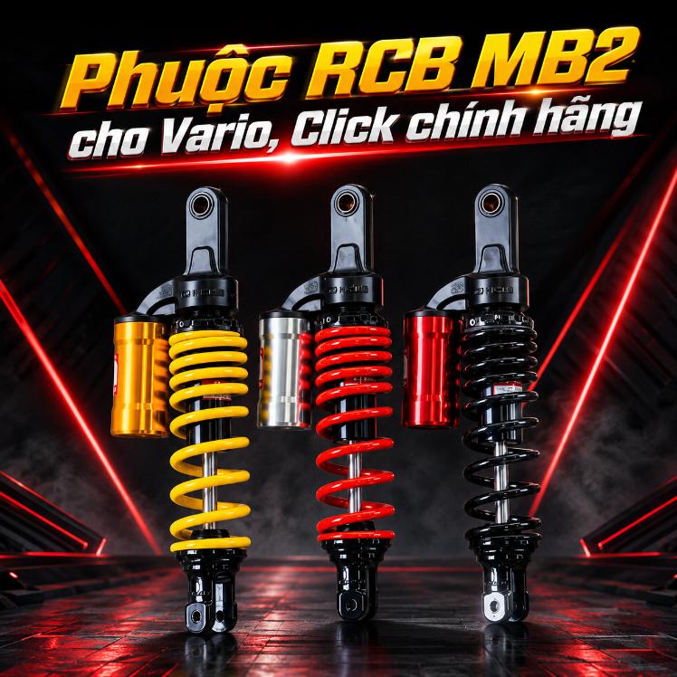 Phuộc RCB MB2 cho Vario, Click chính hãng